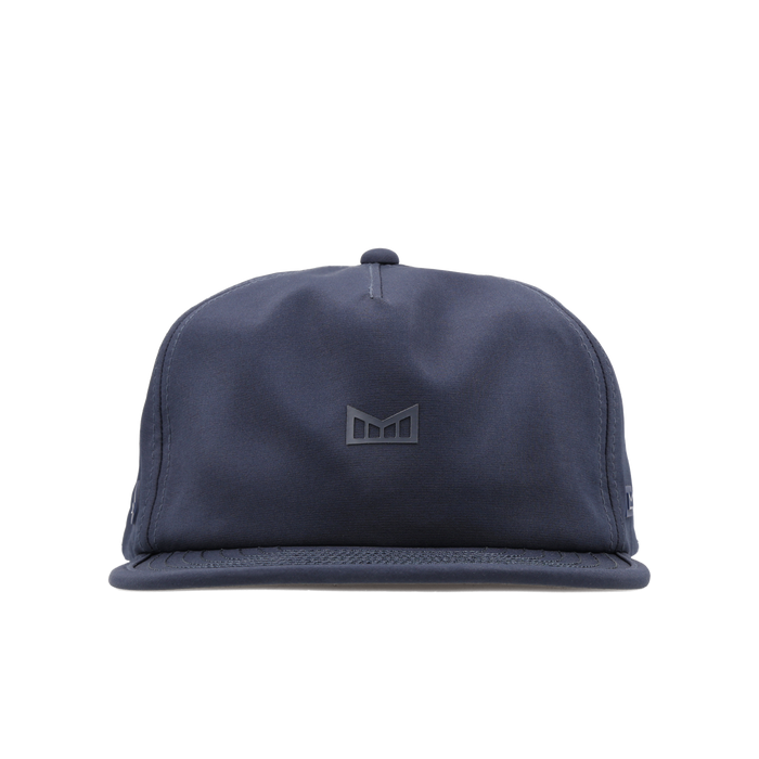 The front view of the melin Eagle Hydro  Split Crushed Fit in  Navy
