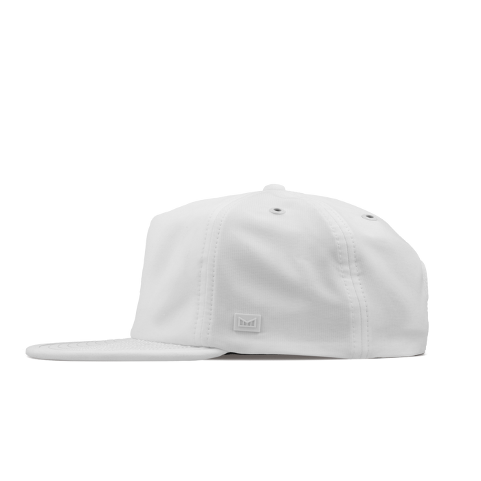 The side view of the melin Eagle Hydro  Split Crushed Fit in  White