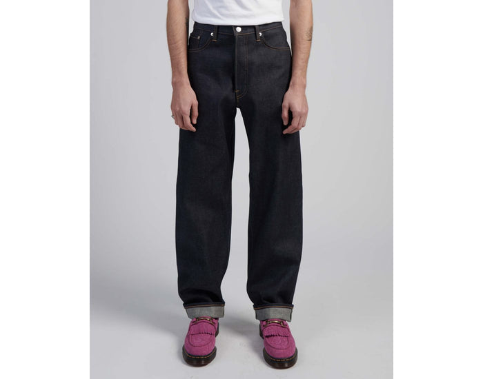 EEU104-189 LOOSE FIT - BLUE UNWASHED