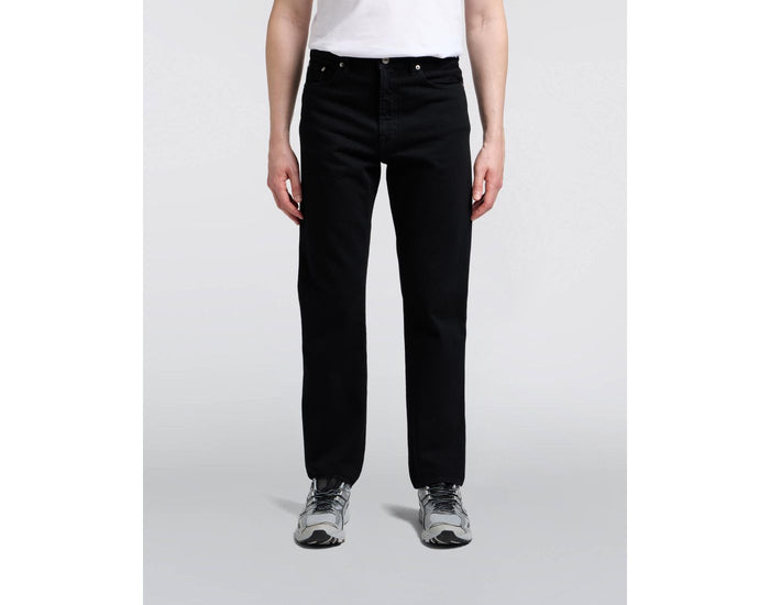 EU04Z-401 REGULAR STRAIGHT - BLACK UNWASHED