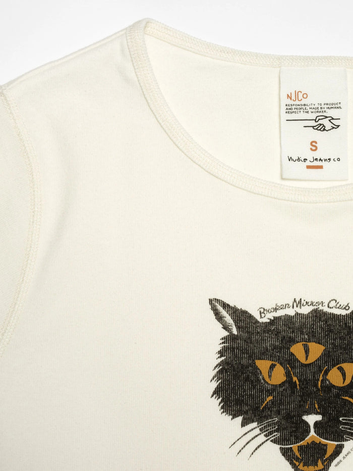 Eve The Cat T-Shirt - Offwhite