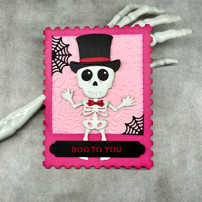 Exclusive Sir Skeleton Etched Dies by Simon Hurley