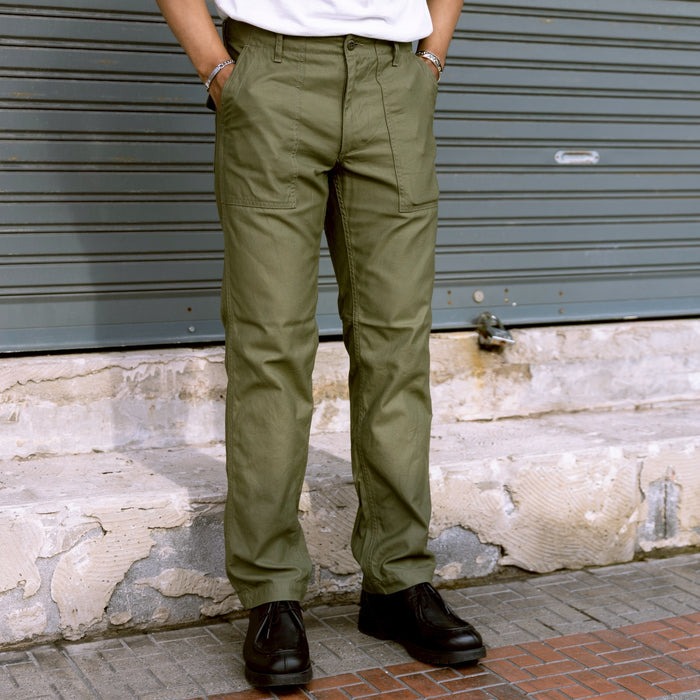 F0431 BAKER PANTS - OLIVE