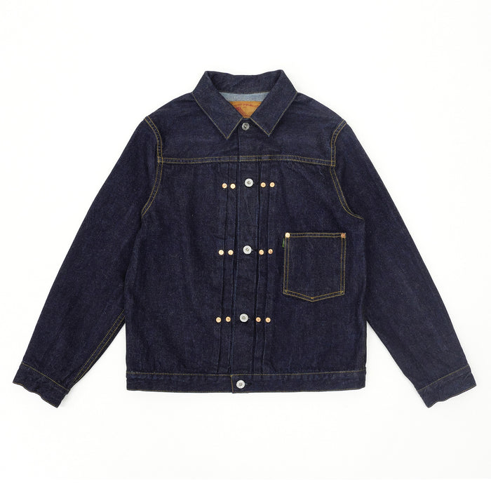 F2432 SELVEDGE GARAGE DENIM JK - INDIGO