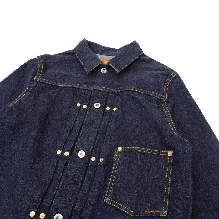F2432 SELVEDGE GARAGE DENIM JK - INDIGO