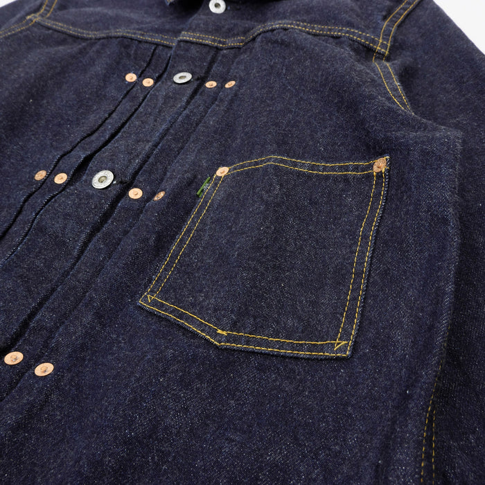 F2432 SELVEDGE GARAGE DENIM JK - INDIGO