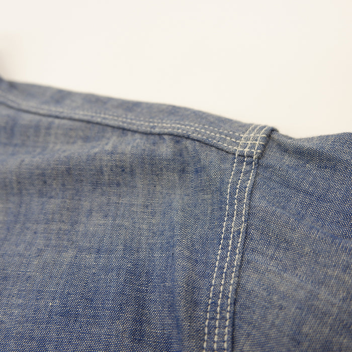 F3494 CHAMBRAY WORK SHIRT - BLUE