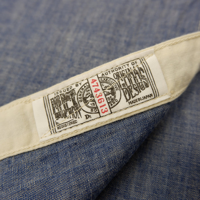 F3494 CHAMBRAY WORK SHIRT - BLUE