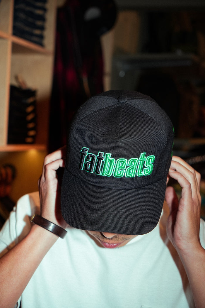 FAT BEATS SNAPBACK - BLACK