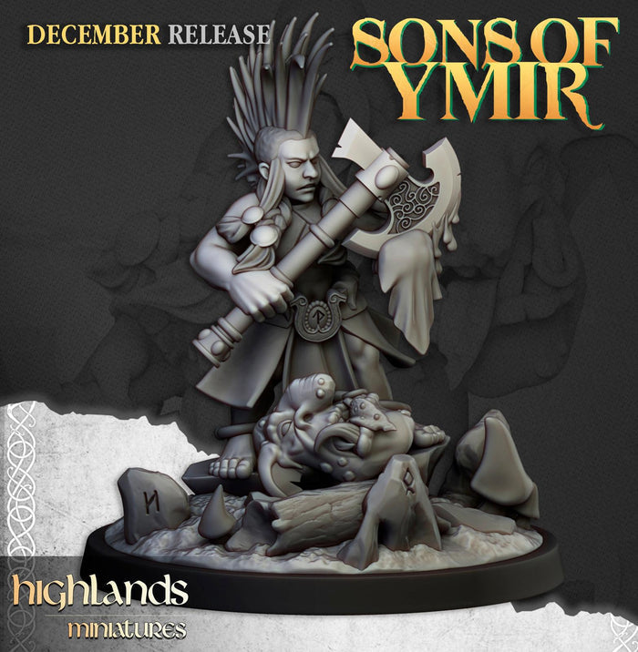 Female Troll Seeker - Highlands Miniatures