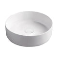Fienza Reba Ceramic Above Counter Bathroom Vanity Basin Matte White - The Blue Space