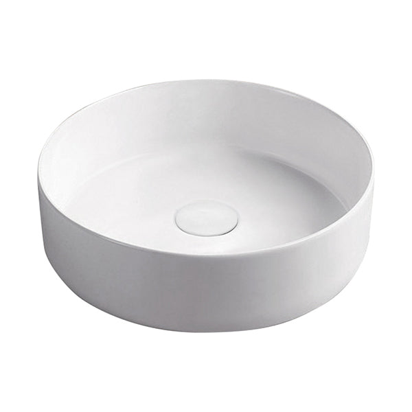 Fienza Reba Ceramic Above Counter Bathroom Vanity Basin Matte White - The Blue Space