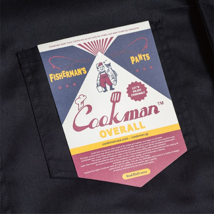 FISHERMAN'S BIB OVERALL - BLACK