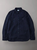 FN-SCK-009L INDIGO DOBBY WORK SHIRT - INDIGO
