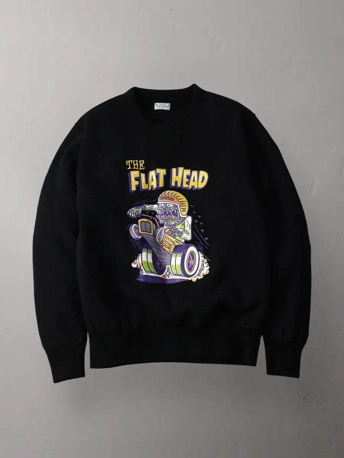 FN-SWC-216 SWEATSHIRT - KAMIKAZE - BLACK