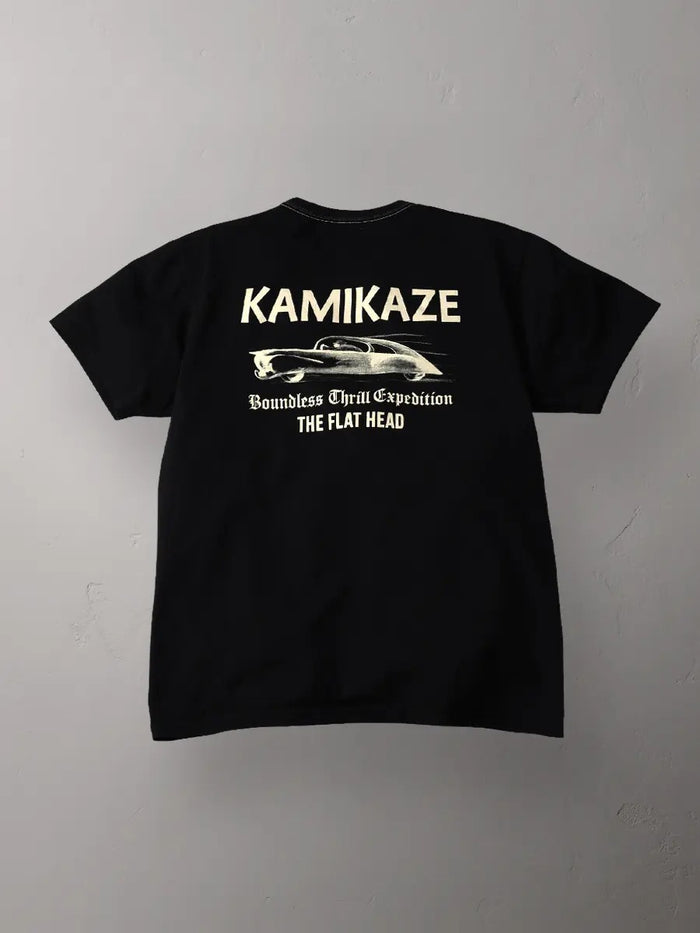 FN-THC-041 T-SHIRT - KAMIKAZE - BLACK