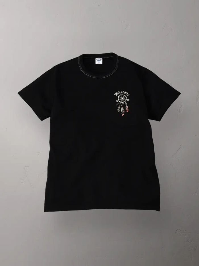 FN-THC-048 T-SHIRT - MOTORCYCLE RACE - BLACK