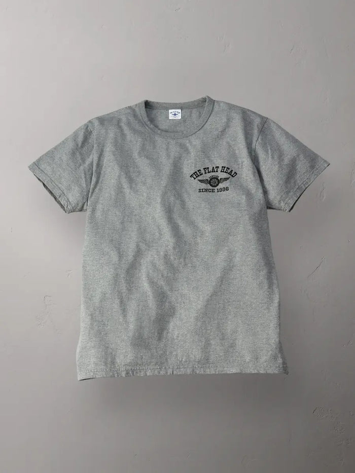 FN-THC-202 T-SHIRT - FLYING WHEEL - GRAY