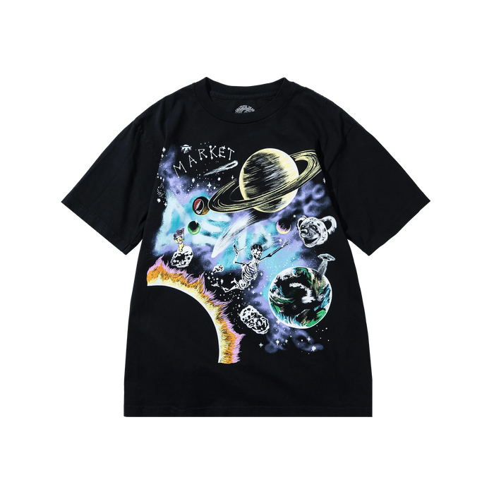 GRATEFUL DEAD SOLAR SYSTEM T-SHIRT - BLACK
