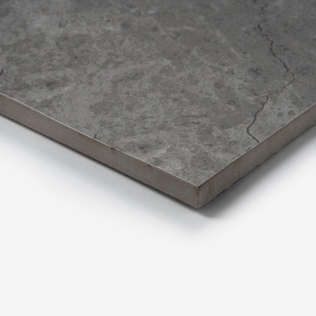 Grey Tilly Tundra Stone Tile Matte Tech Grip 600 x 600 x 10mm Porcelain