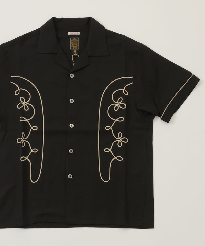 GS2449921 EMBROID RODEO SHIRTS - BLACK