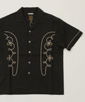GS2449921 EMBROID RODEO SHIRTS - BLACK