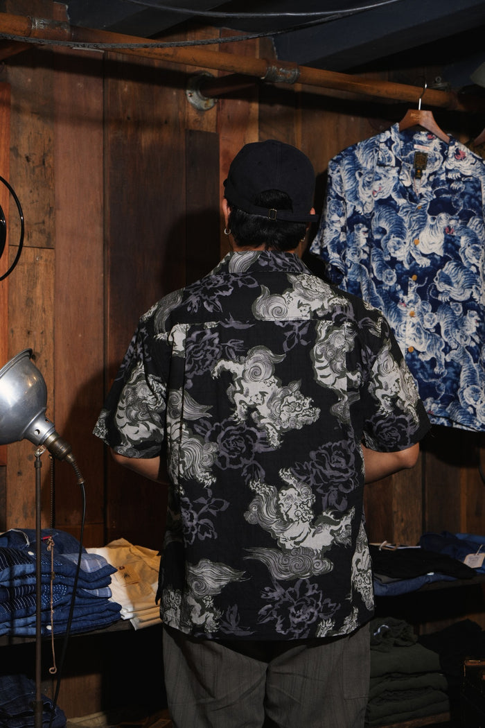 GS2449924 ALOHA SHIRTS - BLACK