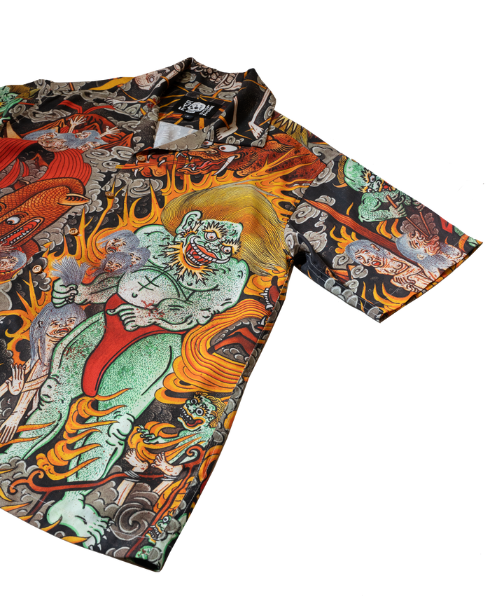 GUY LE TATOOER DEMONS SHIRT - MULTI