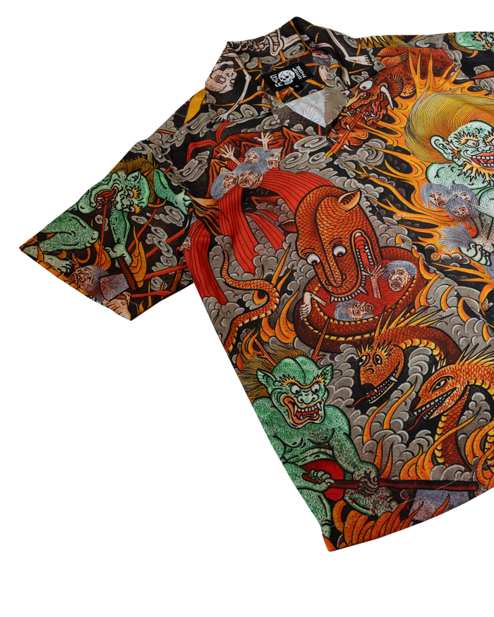 GUY LE TATOOER DEMONS SHIRT - MULTI