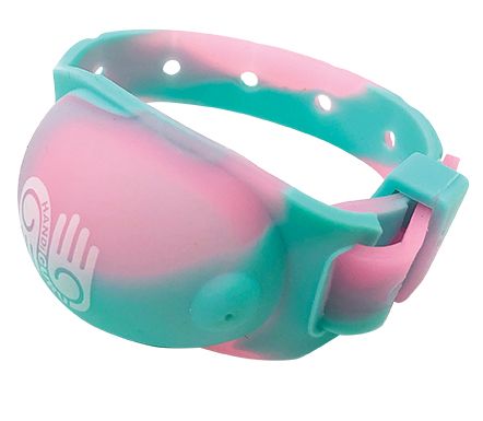HandiGuru On-The-Go Refillable Wristband Kit (Sanitizer, Sunscreen, Bug Repellent) HG