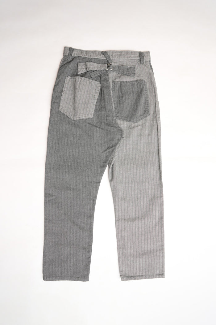 HBT CRAZY PATTERN WIDE TAPERED BUCKLE BACK PANT - CRAZY