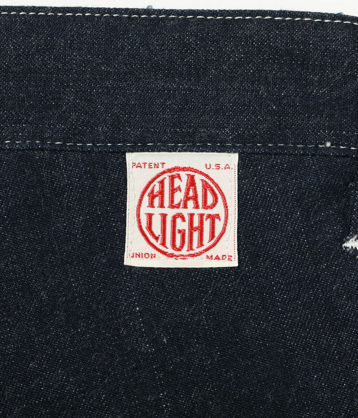 HD42555 HEADLIGHT 11oz. BLUE DENIM ZIP FLY DUNGAREES - INDIGO
