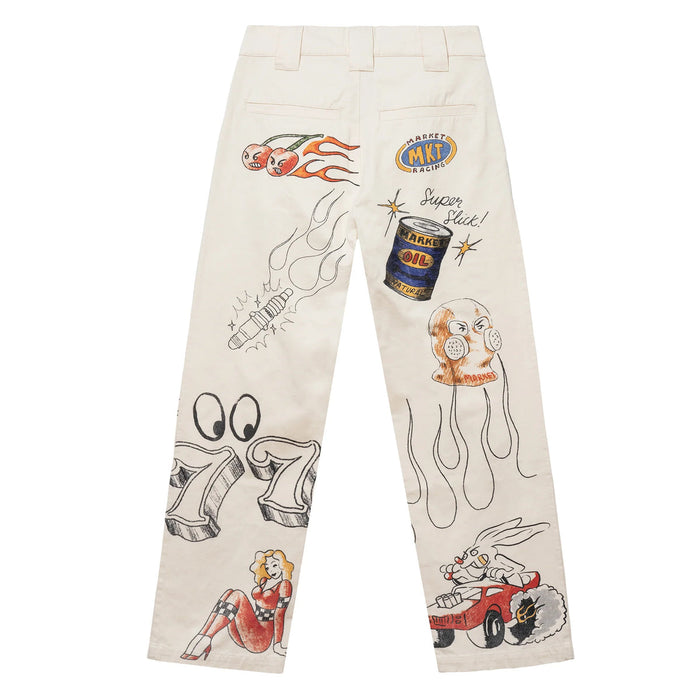 HORSEPOWER SENIOR PANTS - ECRU