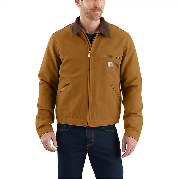 ICONIC J01 DUCK DETROIT JACKET - CARHARTT BROWN