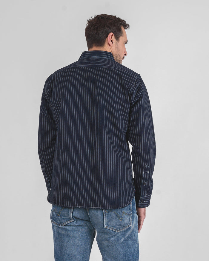 IHSH-266-IND 12oz Wabash Work Shirt - INDIGO