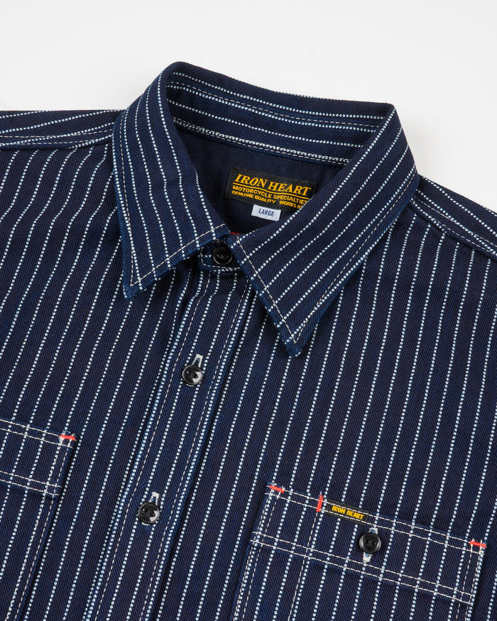 IHSH-266-IND 12oz Wabash Work Shirt - INDIGO