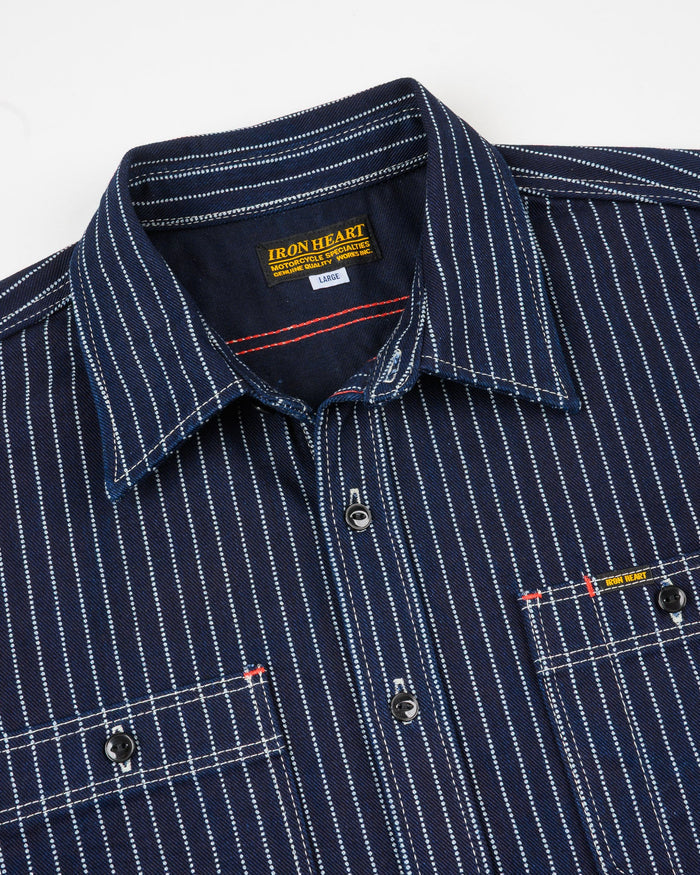 IHSH-266-IND 12oz Wabash Work Shirt - INDIGO