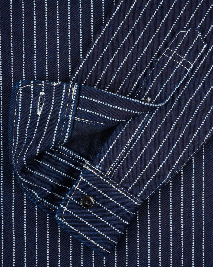 IHSH-266-IND 12oz Wabash Work Shirt - INDIGO