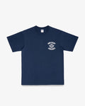 IHT-2503 7.5oz Printed Loopwheel Crew Neck T-Shirt - NAVY