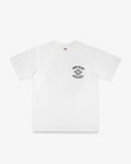 IHT-2503 7.5oz Printed Loopwheel Crew Neck T-Shirt - WHITE