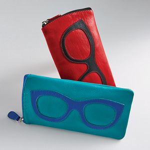 ILI Leather Eye Glass Case 6462
