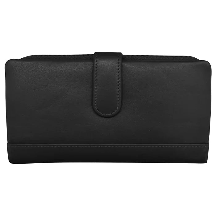 ILI New York RFID Clutch Leather Wallet / Phone Case 7420