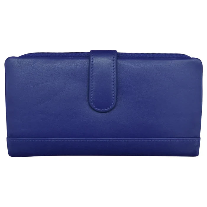 ILI New York RFID Clutch Leather Wallet / Phone Case 7420