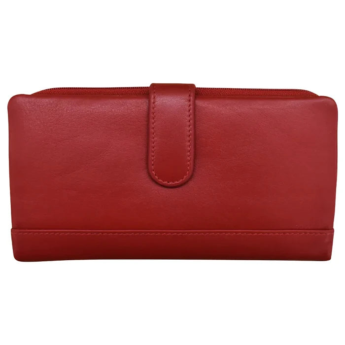 ILI New York RFID Clutch Leather Wallet / Phone Case 7420
