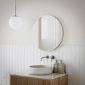 INGRM60-BN | Ingrain Round Brushed Nickel Framed Mirror 600mm