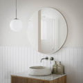 INGRM80-BN | Ingrain 800mm Round Brushed Nickel Aluminum Framed Mirror