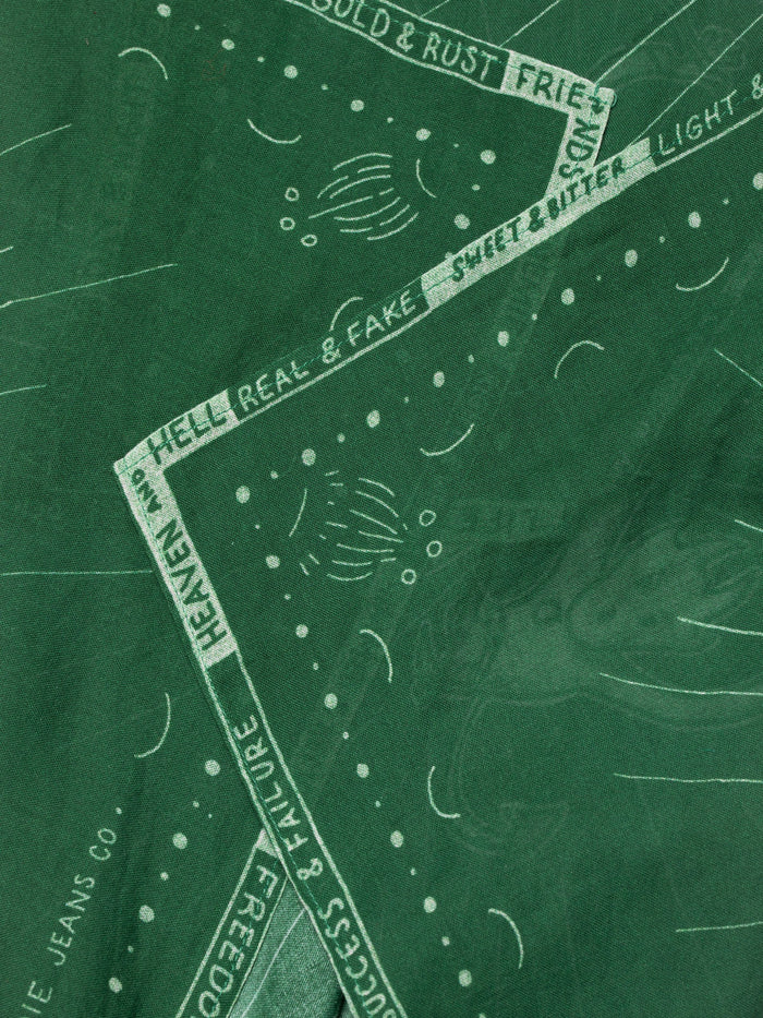 INGRID BANDANA COUNTERPOINTS - DARK GREEN
