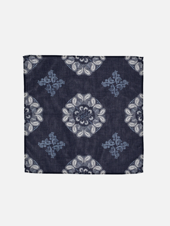 Ingrid Bandana Paisley - Navy