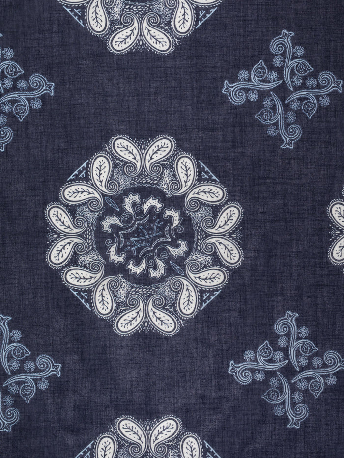 Ingrid Bandana Paisley - Navy