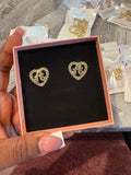 Initial Earrings